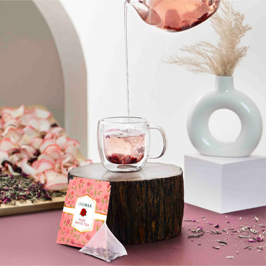 Chaimaa Rose White Tea: A Floral Elixir for Skin, Relaxation & Wellness